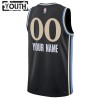 Camiseta Niños NBA Atlanta Hawks Personalizadas 2023-24 Nike City Edition Negro Swingman